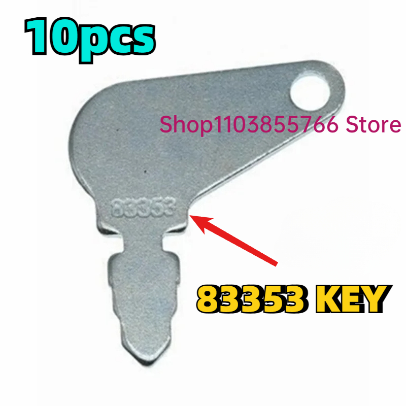 Heavy Equipment Key Set - 10 Uds 83353 llaves para encendido