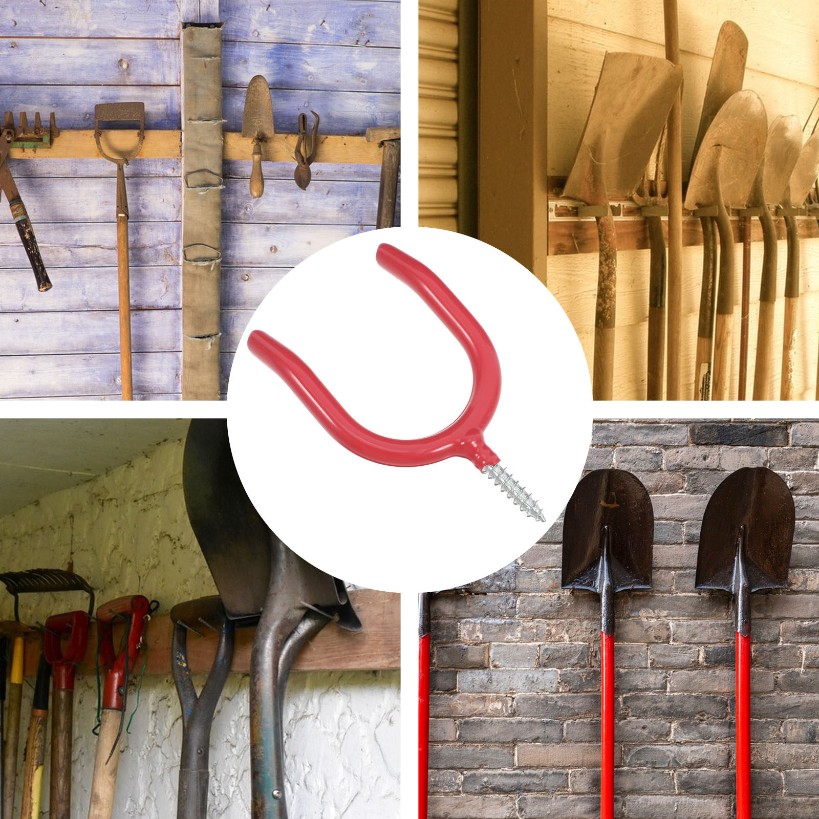 Heavy Equipment Storage Yard - Ganchos de Pared Multifuncionales en Forma