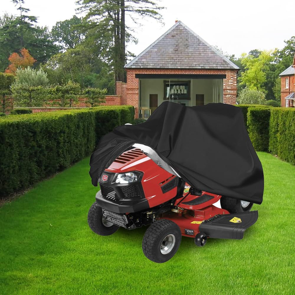 Heavy Equipment Storage Yard - Funda de tela Oxford negra resistente