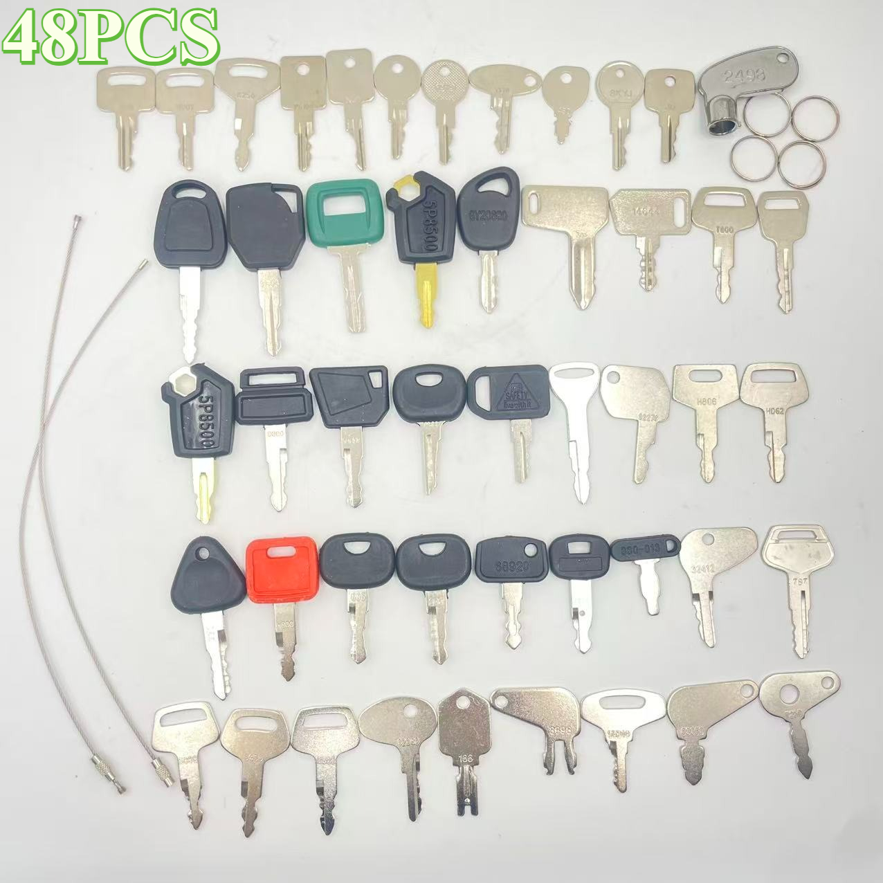 Heavy Equipment Key Set - Juego de 48 llaves para equipo