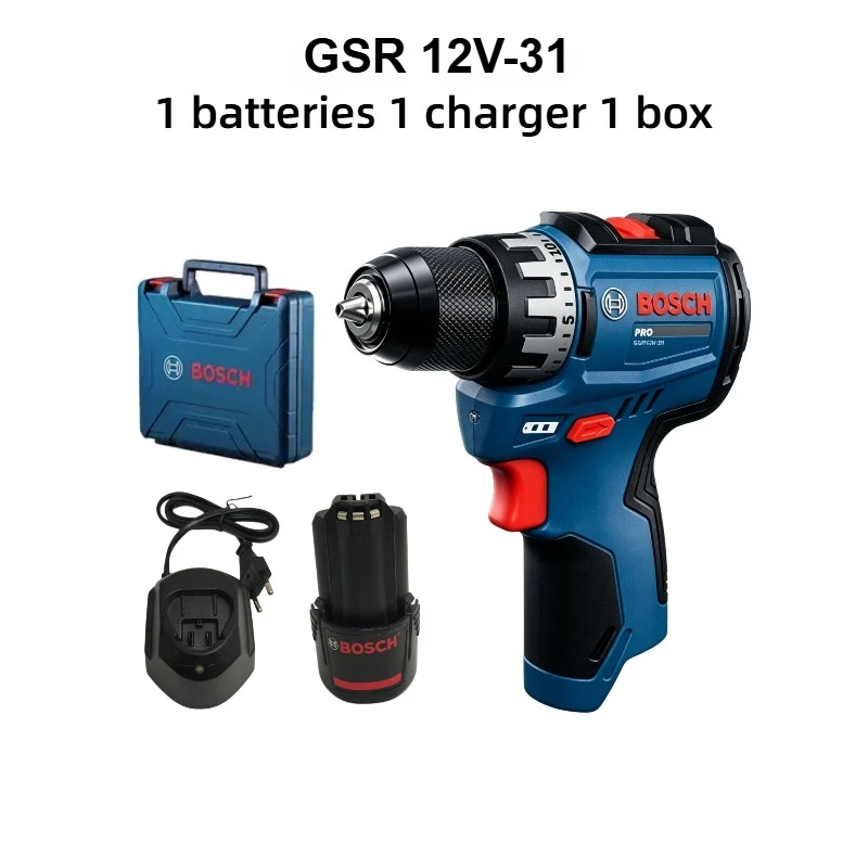 Heavy Equipment And Machinery - Taladro Inalámbrico Bosch Professional GSR 12V-31,
