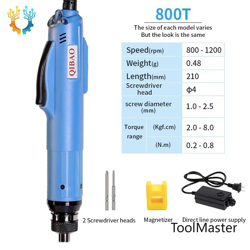 Heavy Equipment And Machinery - 【2026】Atornillador Eléctrico Automático 800T, Taladro Manual,