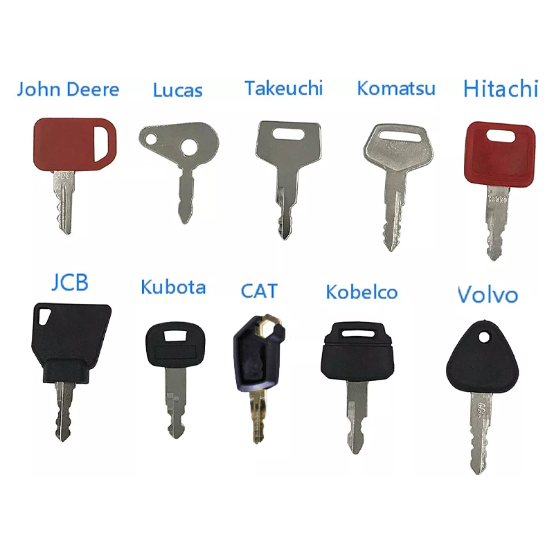 Heavy Equipment Key Set - Juego de encendido con llave maestra