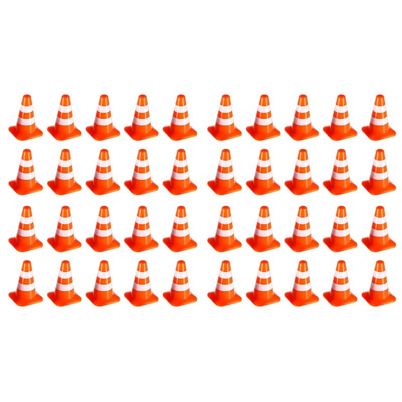 Road Traffic Cone - SEWS-Mini Conos de Tráfico, 40 Piezas,