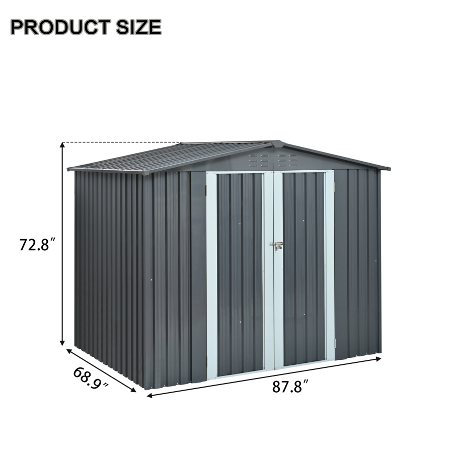 Caseta de Almacenamiento Metál - Heavy Equipment Storage Yard reseña y precio