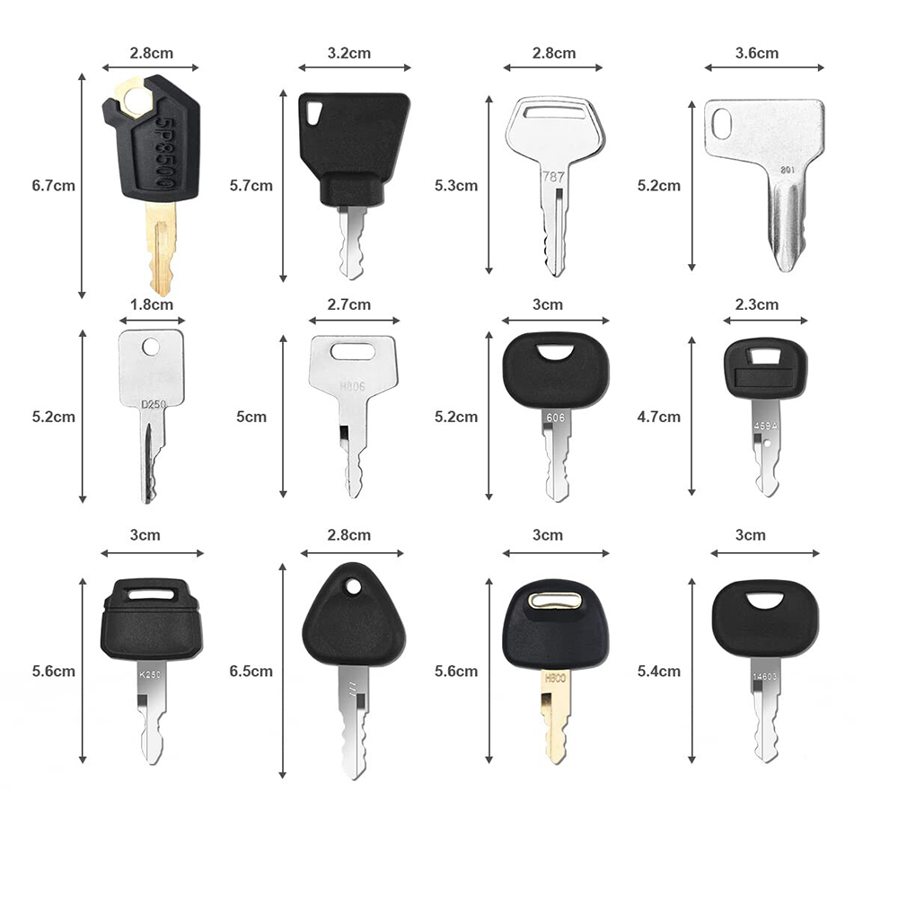Juego de llaves de encendido p - Heavy Equipment Key Set reseña y precio